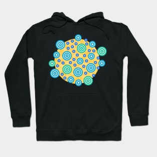 Aztec Warrior Pattern Burst v5 Circle Design Hoodie